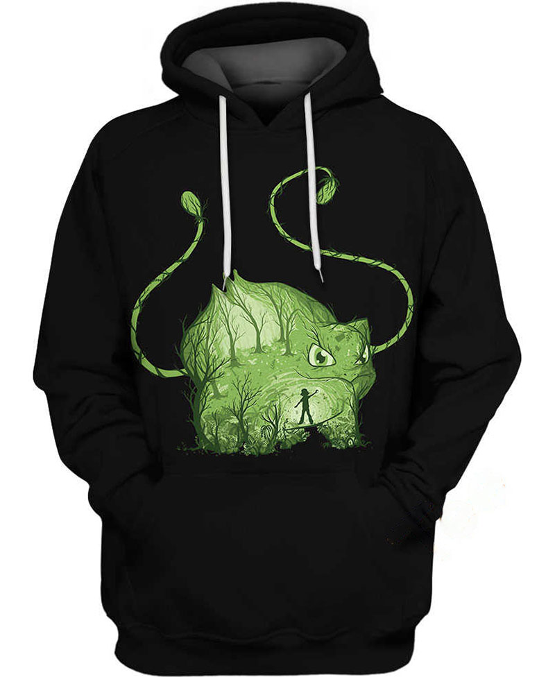 Bulbasaur And Satoshi Hoodie 3D