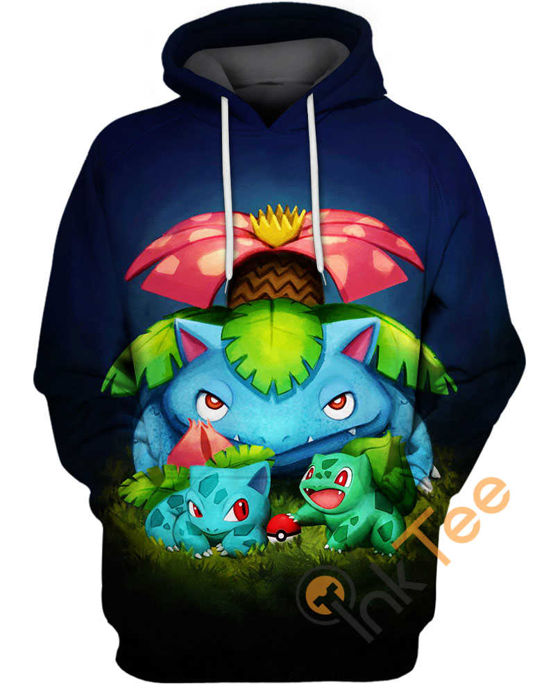 Bulbasaur Ivysaur Venusaur Hoodie 3D
