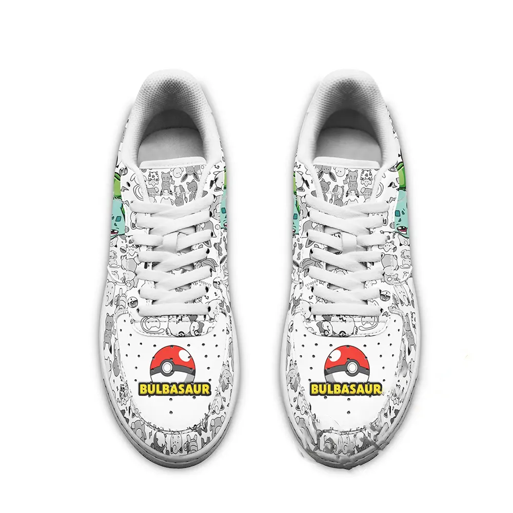 Bulbasaur Pokemon Fan Gift Idea Amazon Nike Air Force Shoes