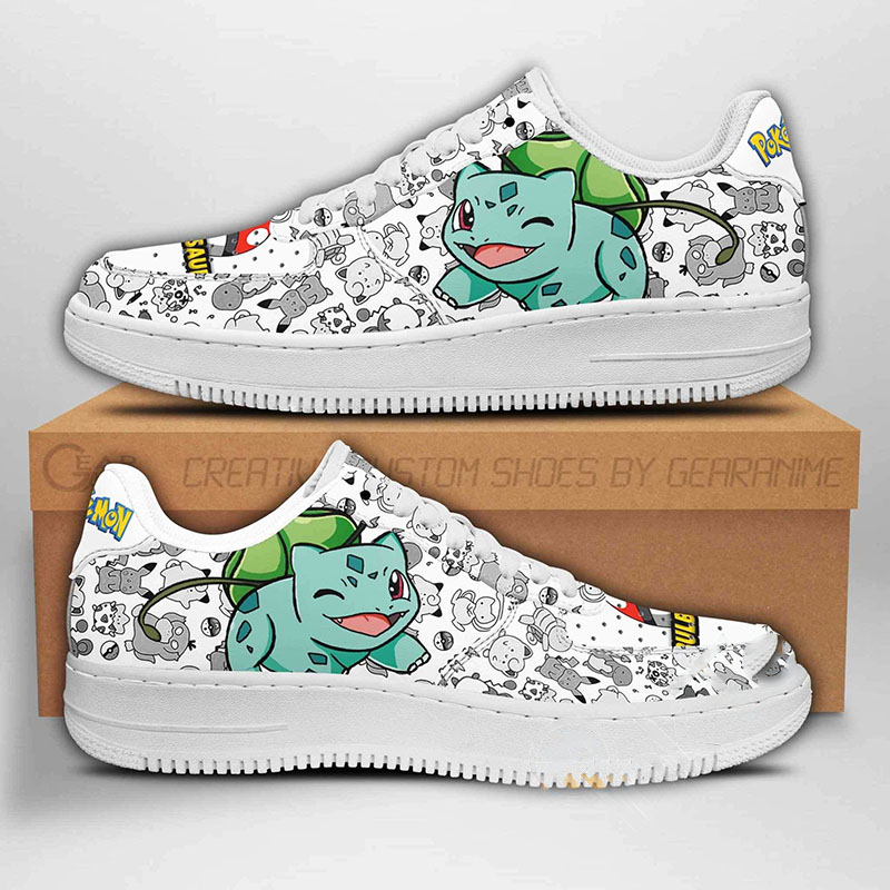 Bulbasaur Pokemon Nike Air Force Shoes