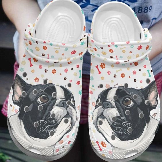 Bulldog Crocband Crocs Clog Shoes