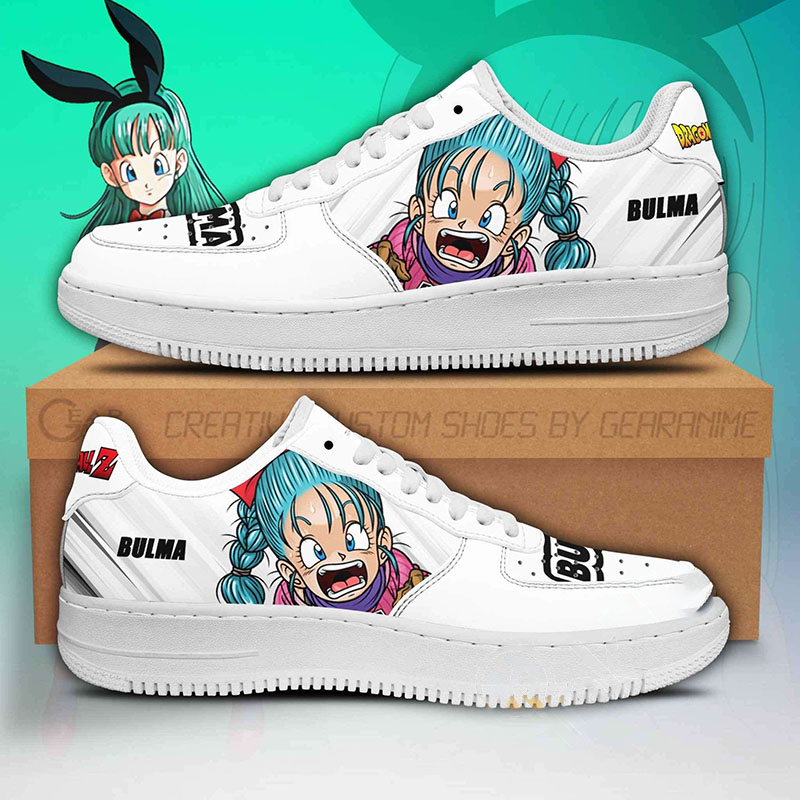 Bulmar Custom Dragon Ball Z Anime Nike Air Force Shoes