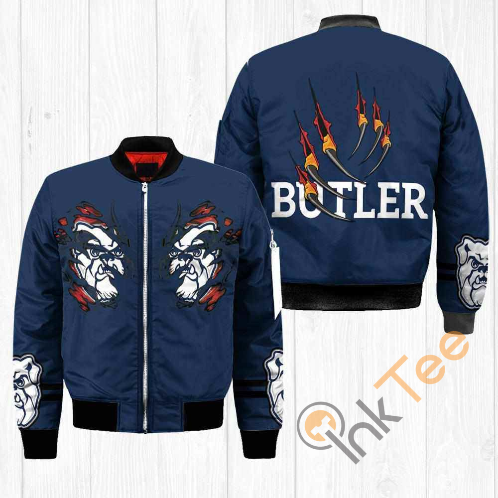Butler Bulldogs NCAA Claws Apparel Best Christmas Gift For Fans Bomber Jacket
