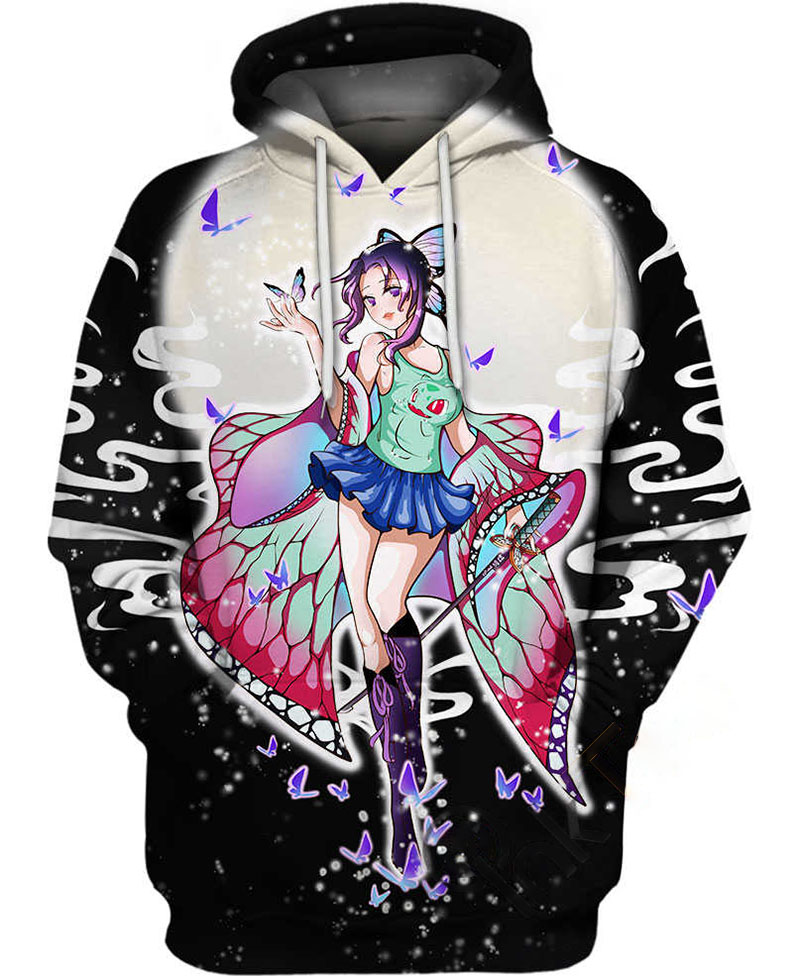 Butterfly Dance On The Moon Hoodie 3D
