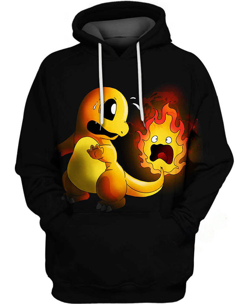 Calcifer Tail Hoodie 3D