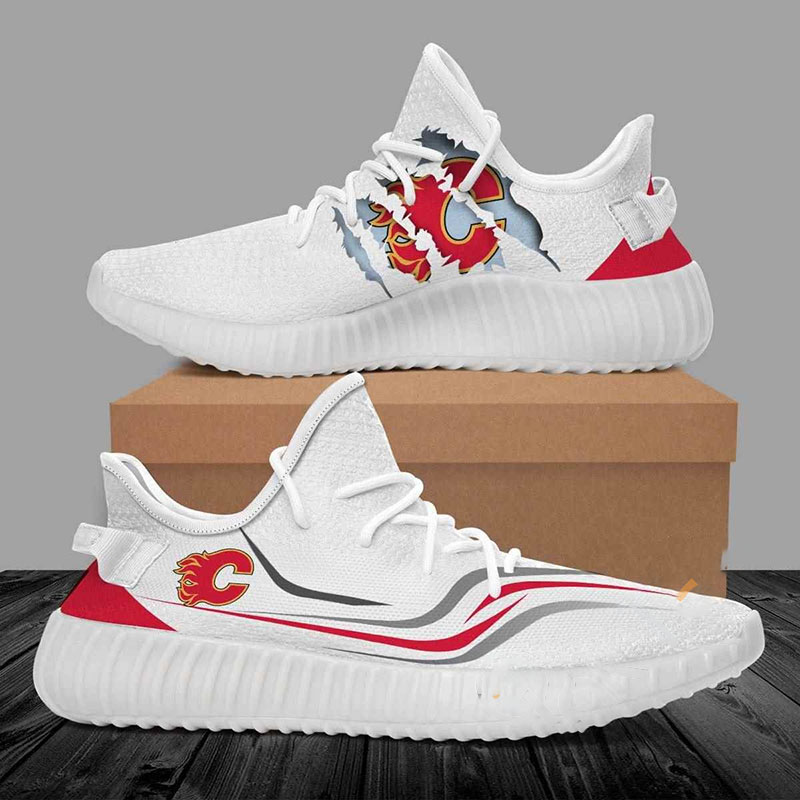 Calgary Flames Yeezy Boost