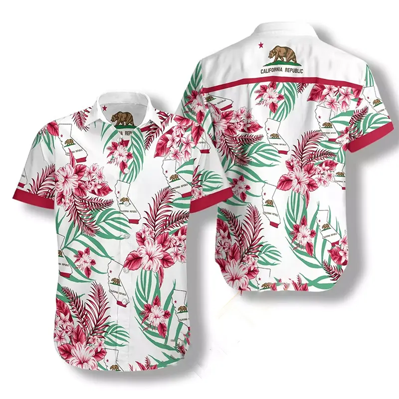 California Proud Hawaiian shirts