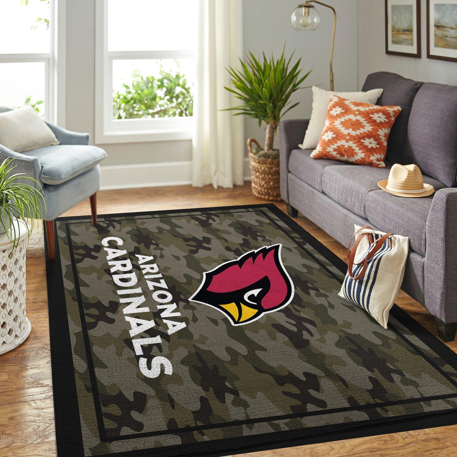 Camo Camouflage Arizona Cardinals Nfl Limited Edition Rug