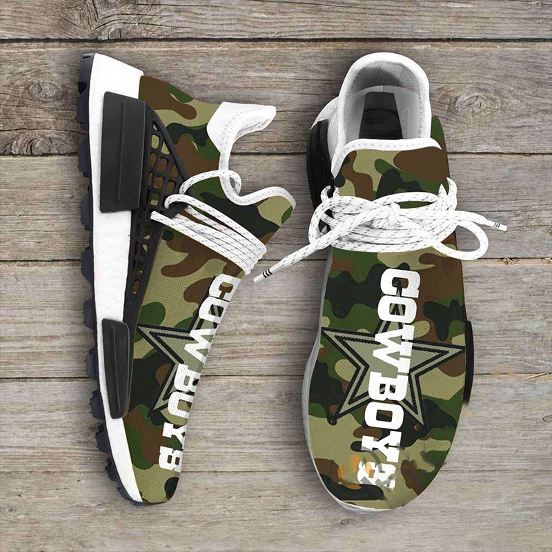 Camo Camouflage Dallas Cowboy Nfl NMD Human Shoes