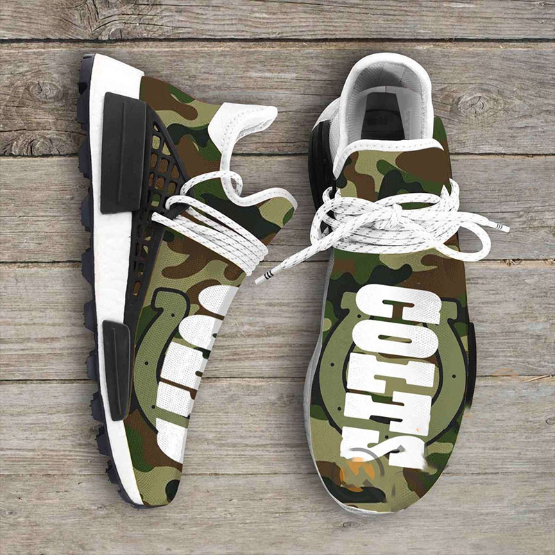Camo Camouflage Indianapolis Colts Nfl NMD Human Shoes