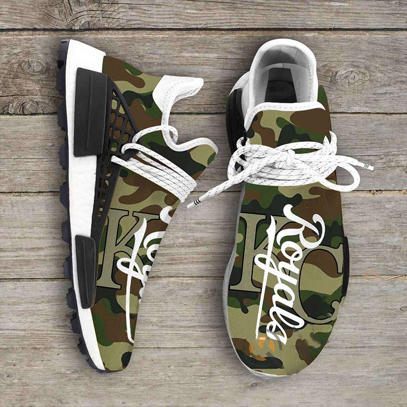 Camo Camouflage Kansas City Royals Mlb NMD Human Shoes