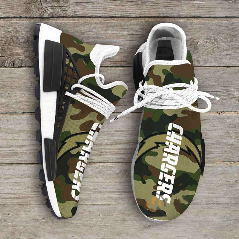 Camo Camouflage Los Angeles Chargers Nfl NMD Human Shoes
