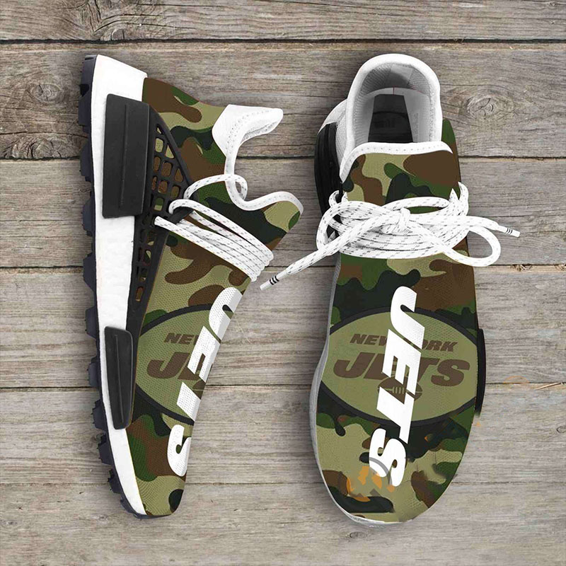 Camo Camouflage New York Jets Nfl NMD Human Shoes