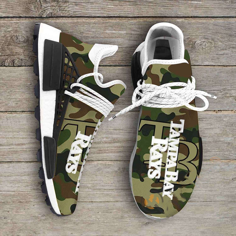 Camo Camouflage Tampa Bay Rays Mlb Sport Teams NMD Human Shoes