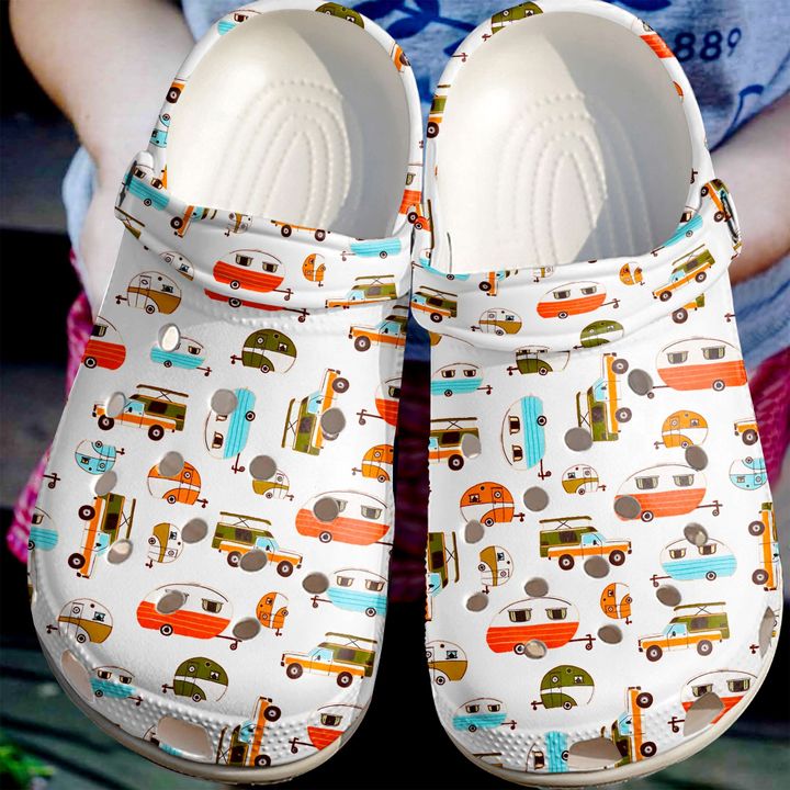 Camping Let’s Go Crocs Clog Shoes