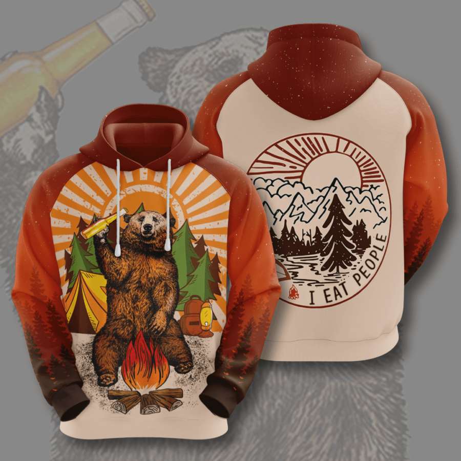 Camping Custom Hoodie 3D