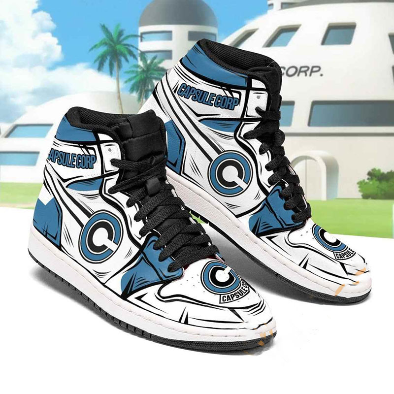Capsule Corp Dragon Ball Z Anime Sneakers Air Jordan Shoes