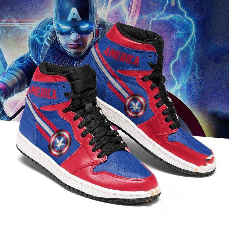 Captain America Custom Sneaker Air Jordan Shoes