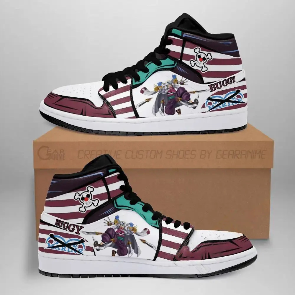 Captain Buggy Priates One Piece Anime Amazon Air Jordan Shoes