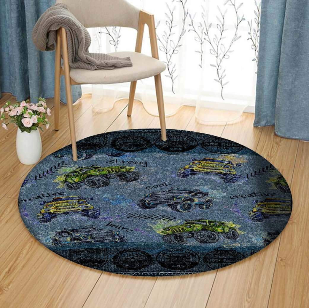 Car Limited Edition Round Rug