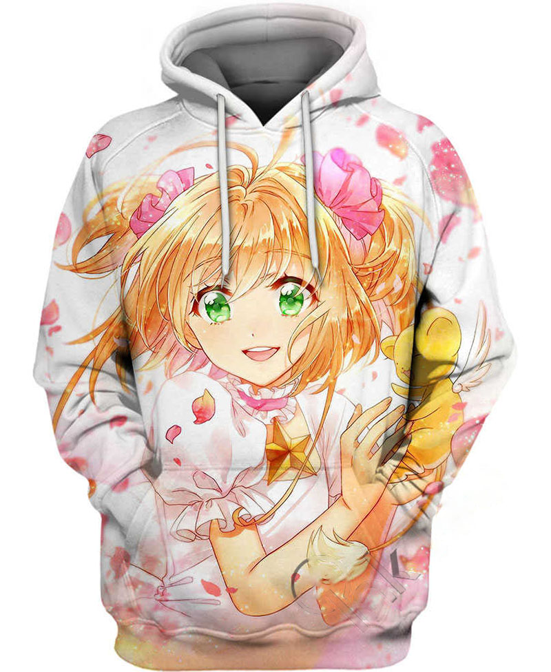Cardcaptor Sakura Angel Hoodie 3D