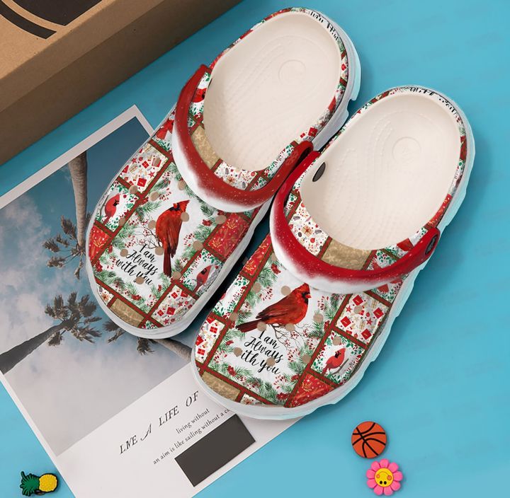 Cardinal Christmas Crocs Clog Shoes