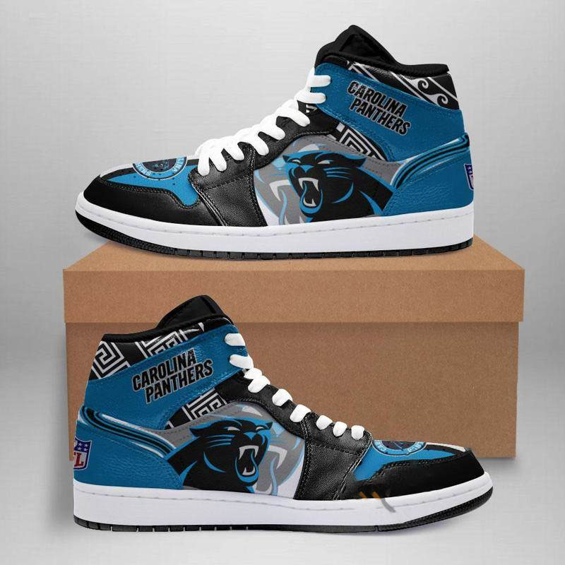 Carolina Panthers Custom Air Jordan Shoes