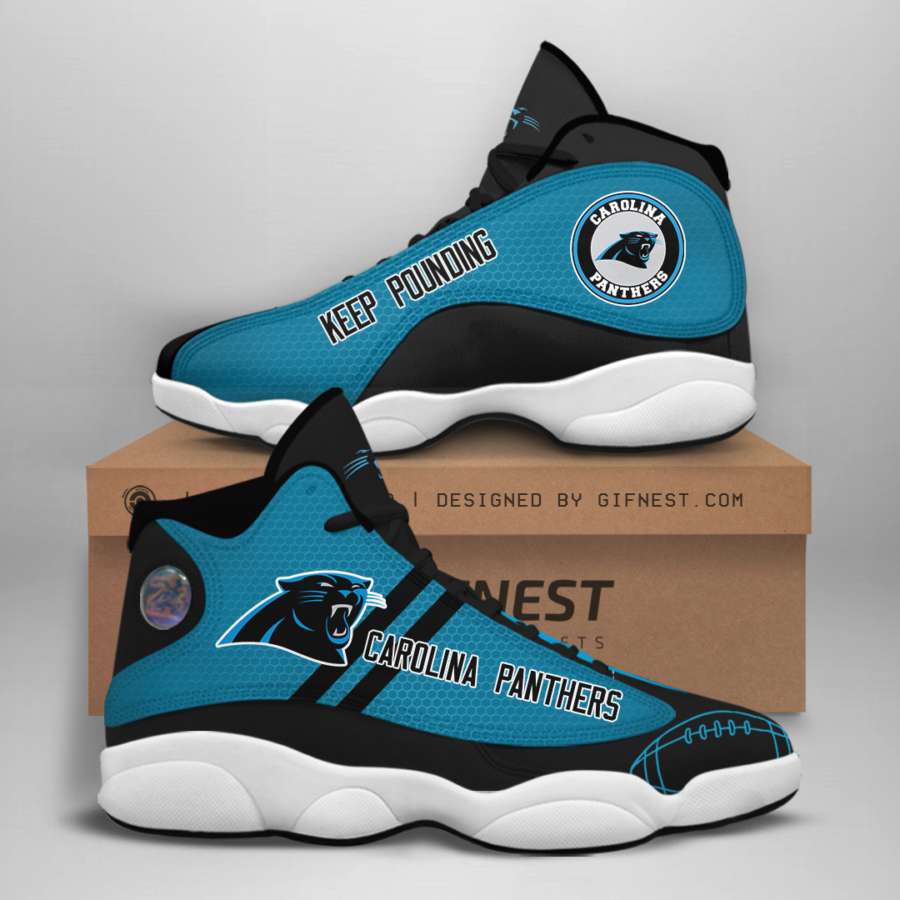 Carolina Panthers Custom Air Jordan Shoes