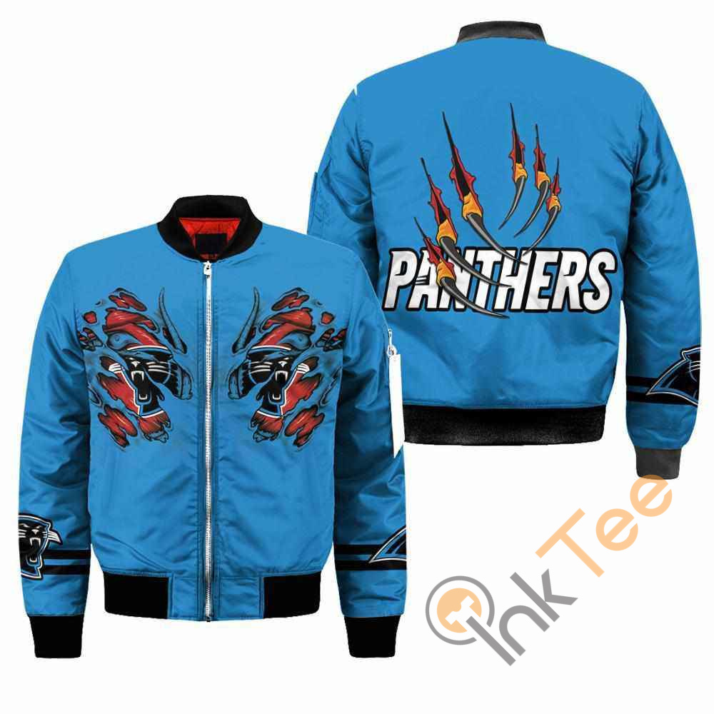 Carolina Panthers NFL Claws Apparel Best Christmas Gift For Fans Bomber Jacket