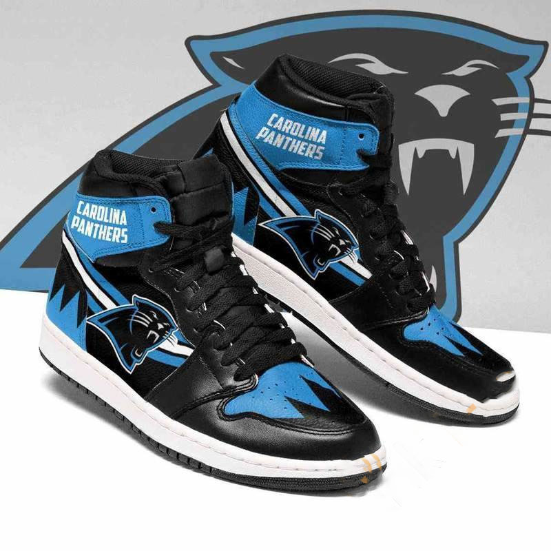 Carolina Panthers Nfl Football Custom Air Jordan Shoes