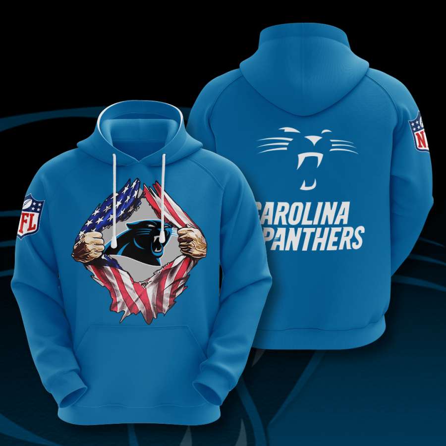 Carolina Panthers Custom Hoodie 3D