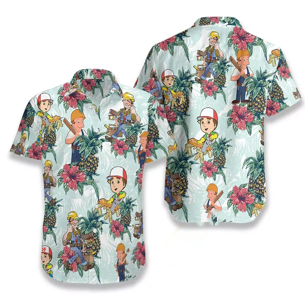 Carpenter Pineapple Seamless Pattern Hawaiian shirts