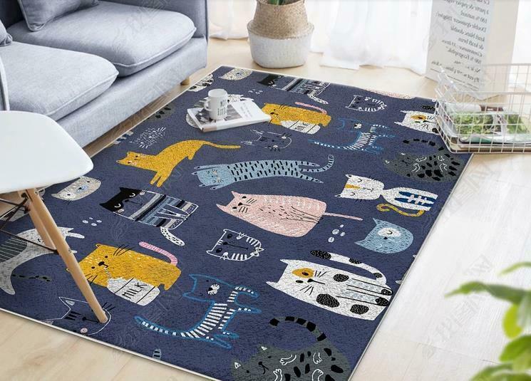 Cartoon Cat Limited Edition Rug