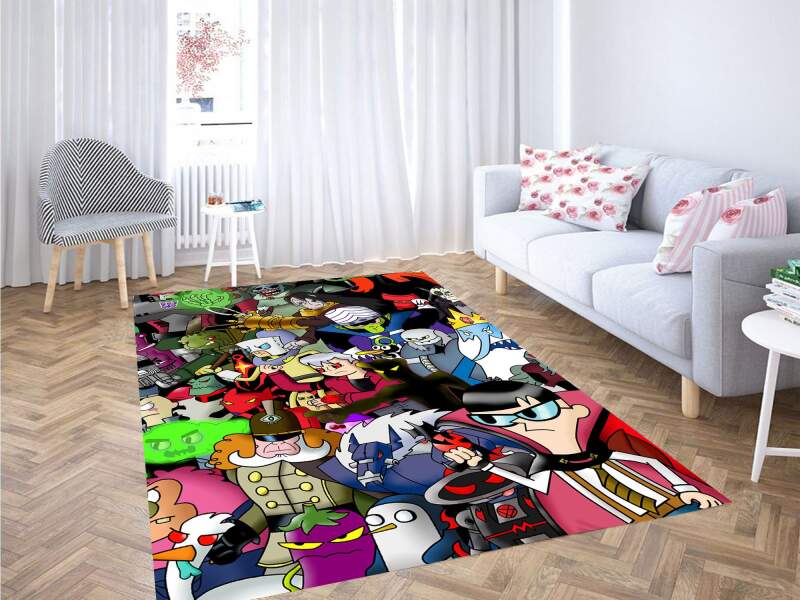 Cartoon Network Character Animation Carpet Rug