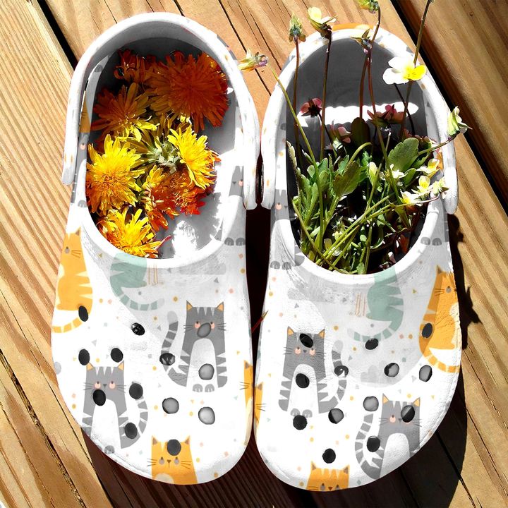 Cat Cats Are Cute Crocs Clog Shoes