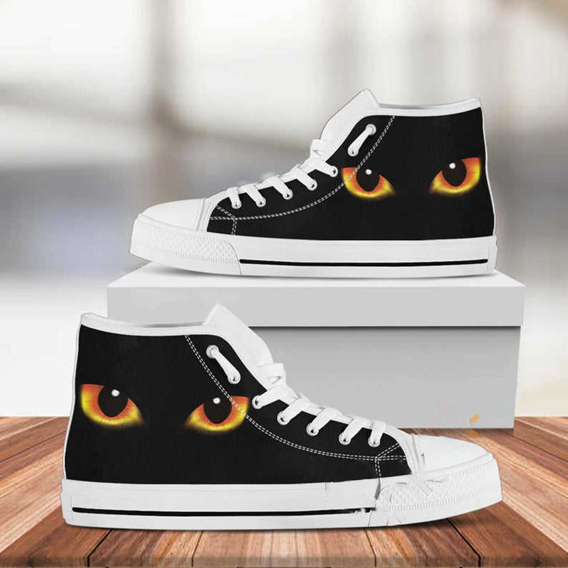 Cat Custom High Top Shoes