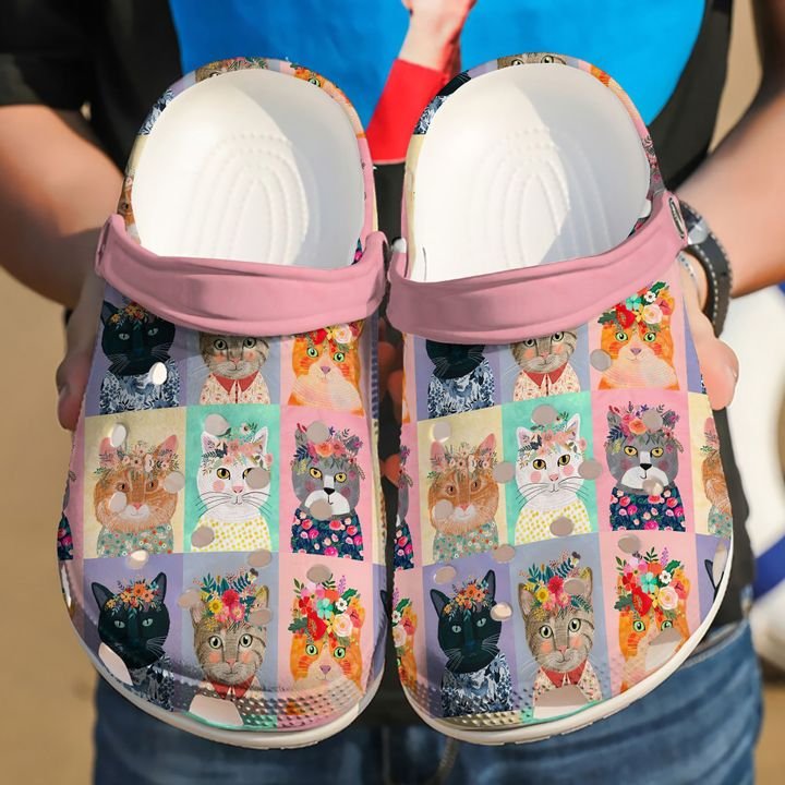 Cat Land Crocs Clog Shoes