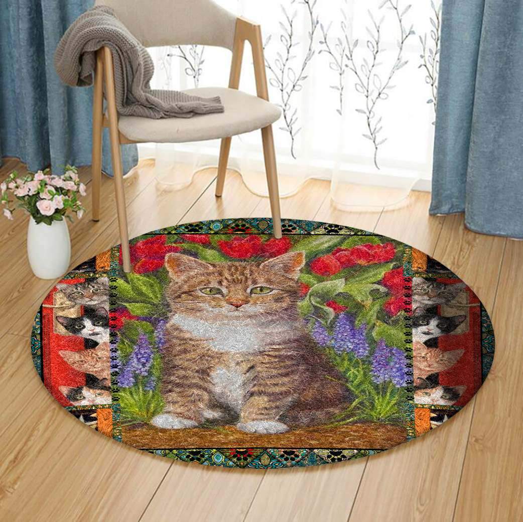 Cat Limited Edition Round Rug