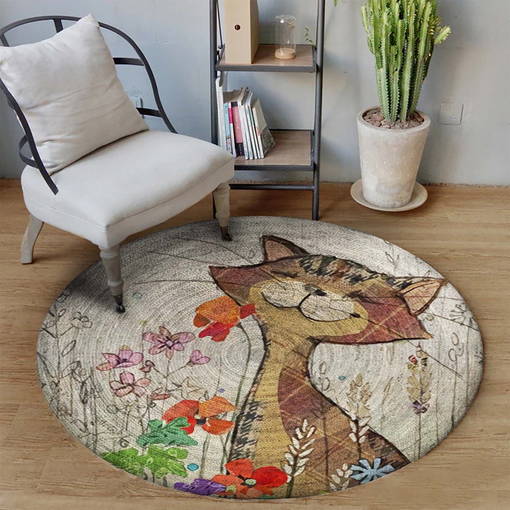 Cat Limited Edition Round Rug