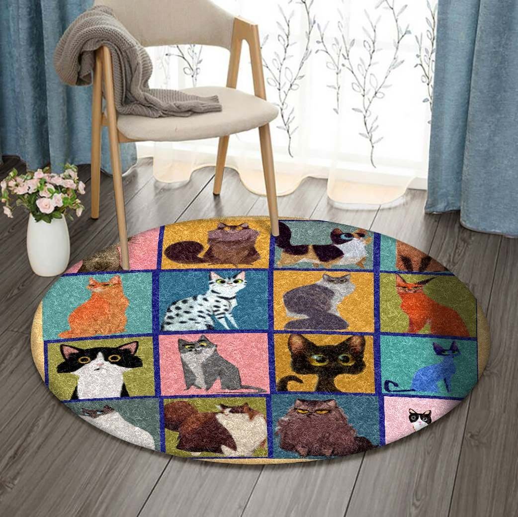 Cat Limited Edition Round Rug
