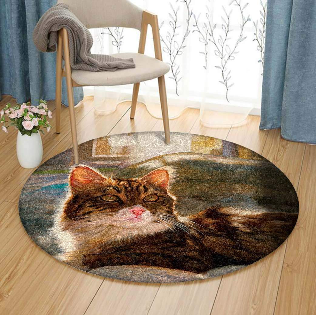 Cat Limited Edition Round Rug