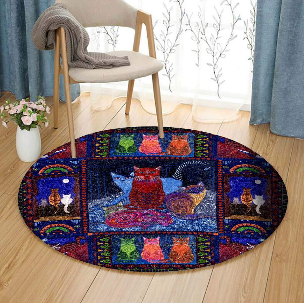 Cat Limited Edition Round Rug