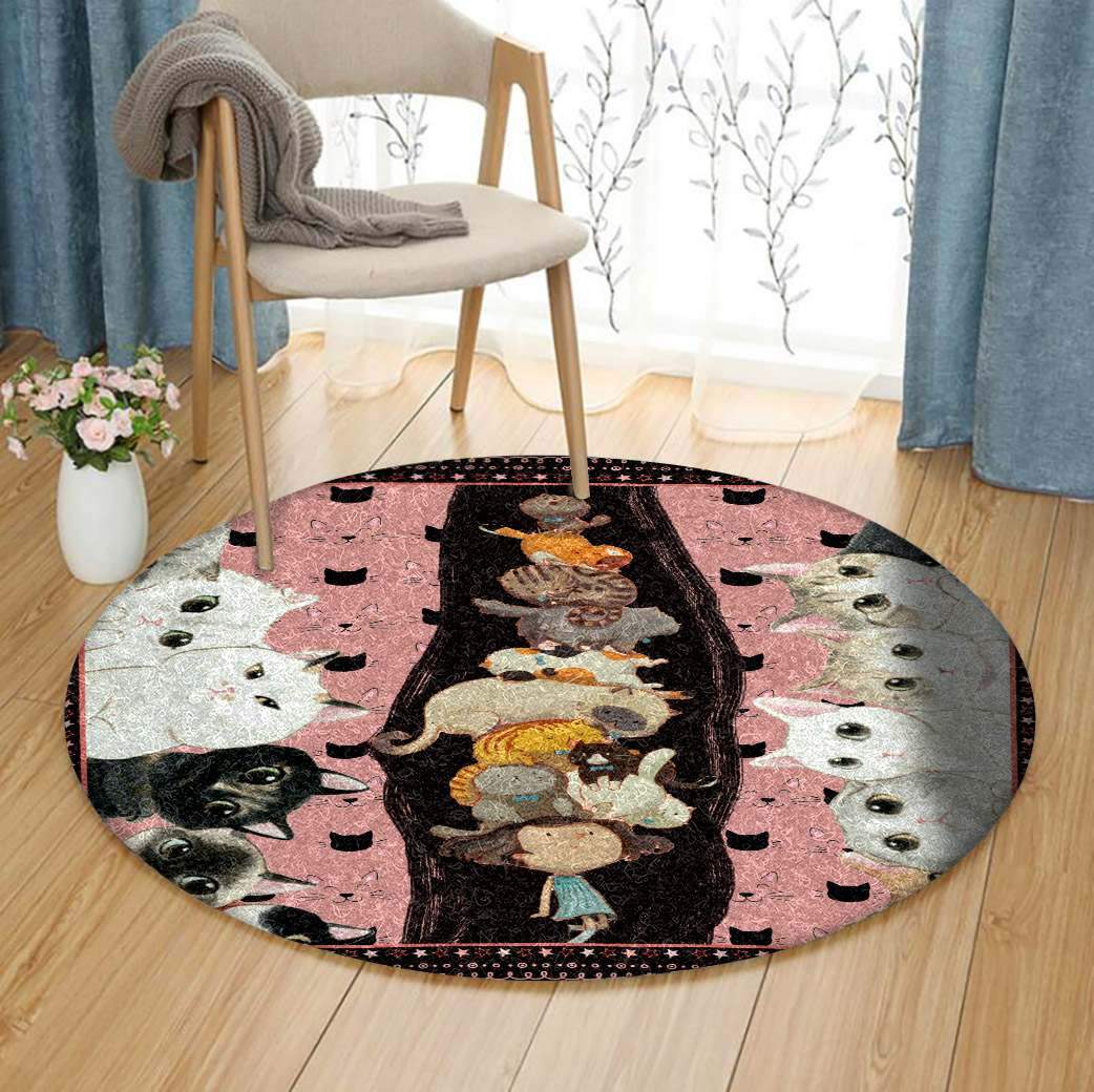 Cat Limited Edition Round Rug