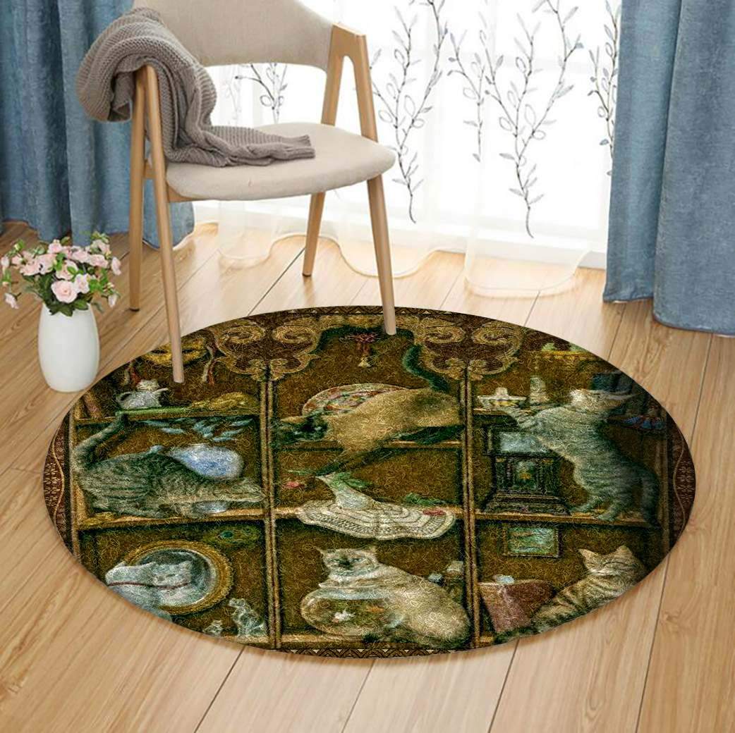 Cat Limited Edition Round Rug