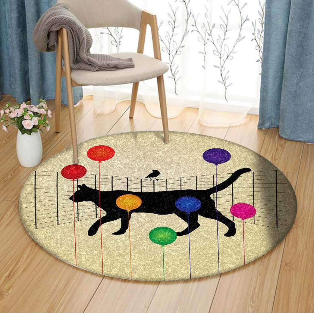 Cat Limited Edition Round Rug