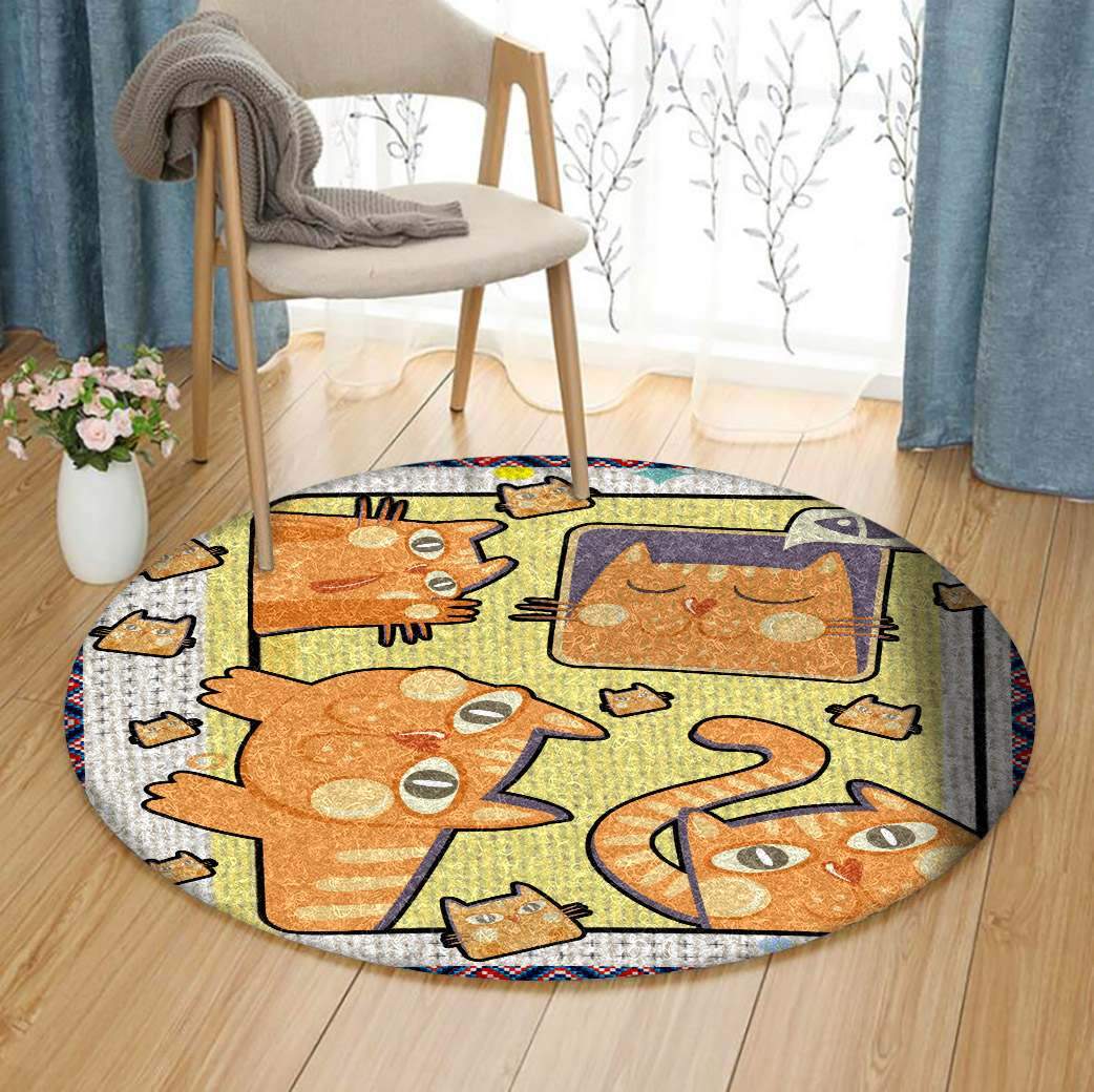 Cat Limited Edition Round Rug