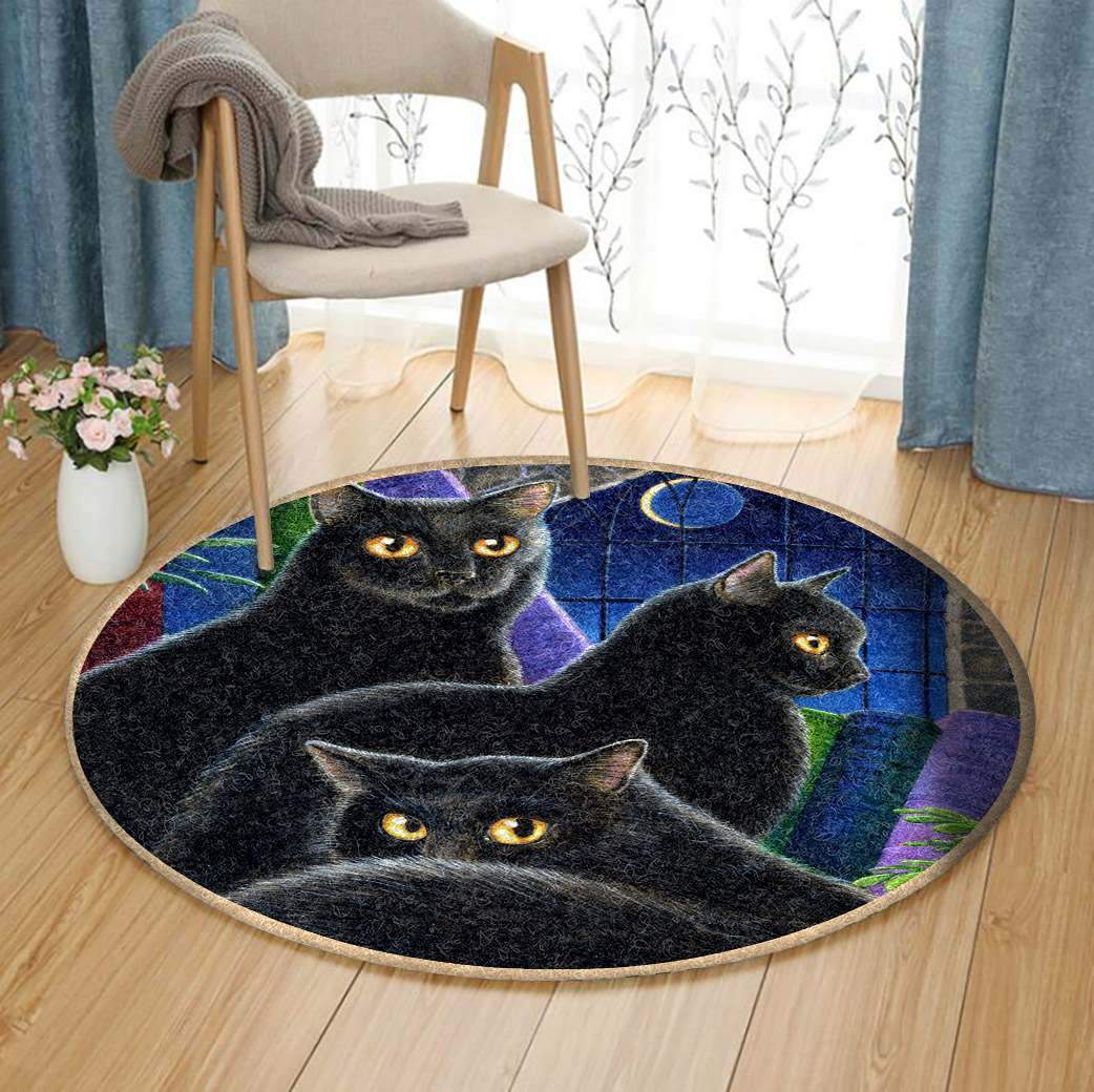 Cat Limited Edition Round Rug