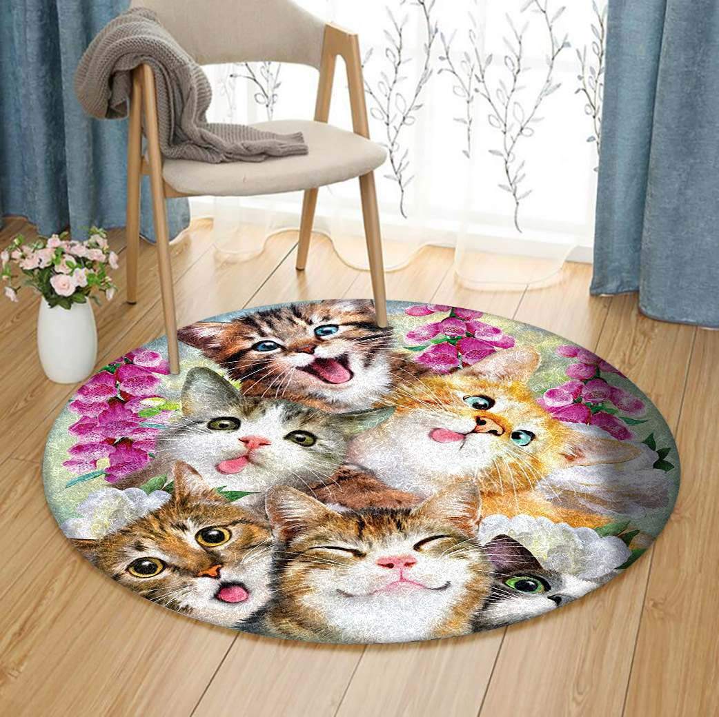 Cat Limited Edition Round Rug
