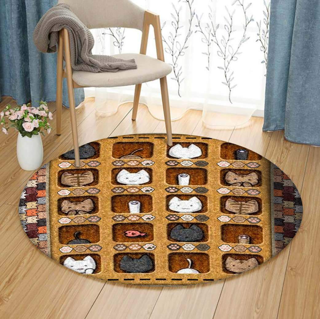 Cat Limited Edition Round Rug
