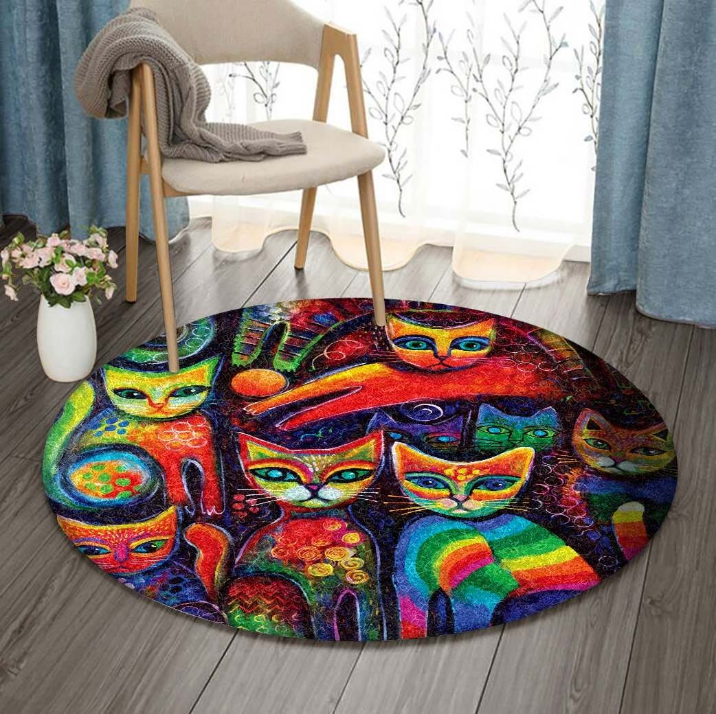 Cat Limited Edition Round Rug